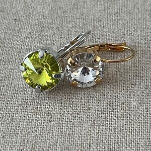 Swarovski Crystal Rivoli Shaped Earrings